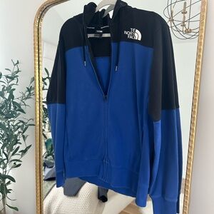 The North Face Men's Size M‎ Blue Black  Full Zip Jacket